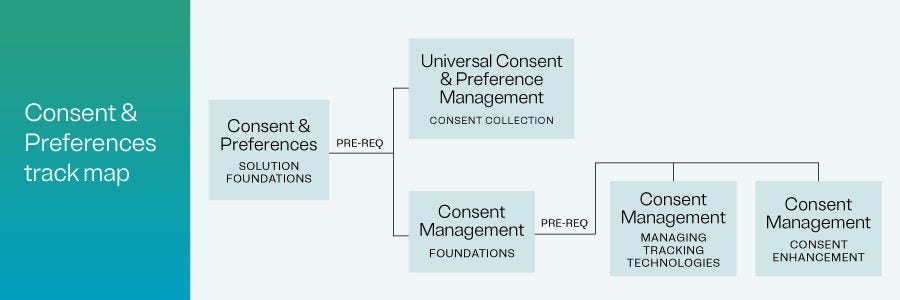 The Consent and Preferences track map
